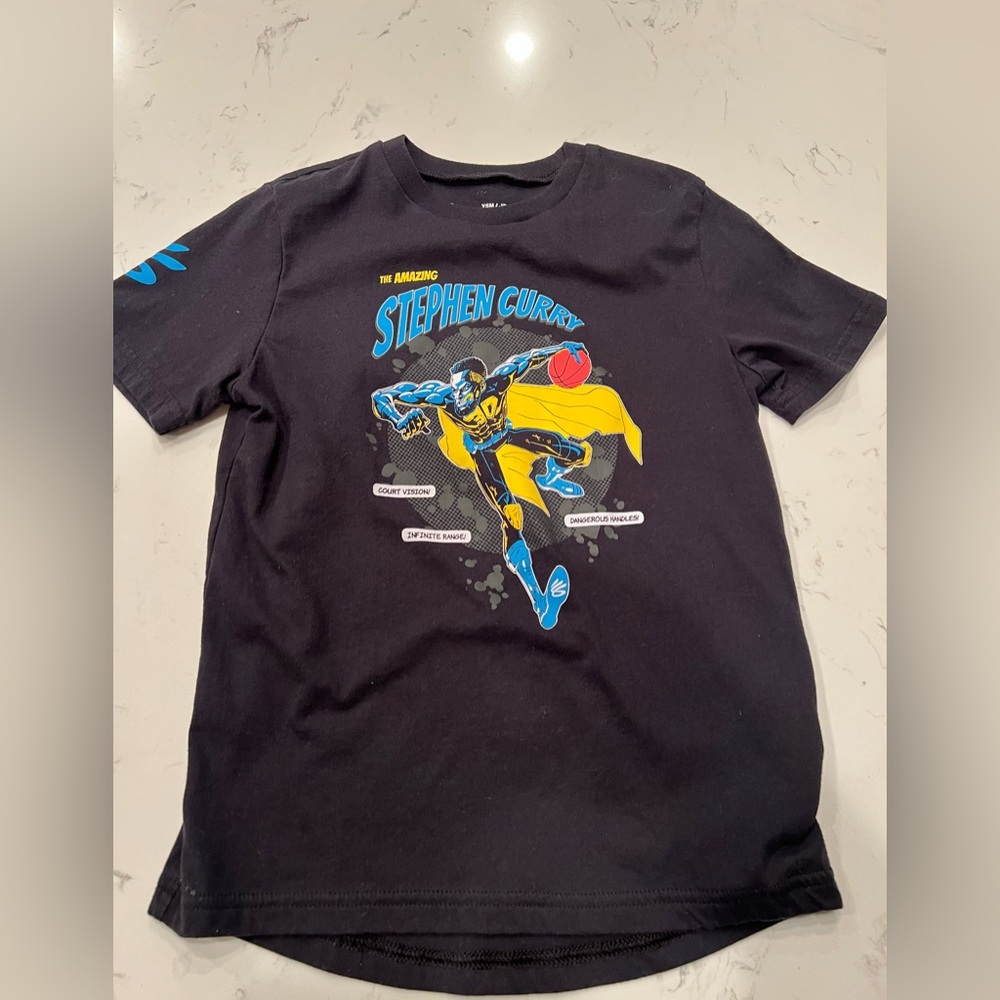 Steph Curry Youth Under Armour Shirt Size Small